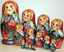 "Русские народные игрушки.Матрёшки" "Русские народные игрушки.Матрёшки".